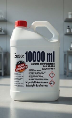 Standard-Laborflaschen mit reinem Gamma Butyrolactone Lösungsmittel für industrielle und gewerbliche Reinigungszwecke.